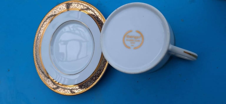 Vintage Sango Classic Lace Collection Cup + Plate
