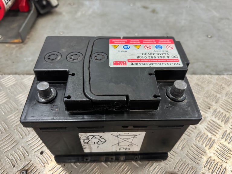 12 volt car battery used condition 
