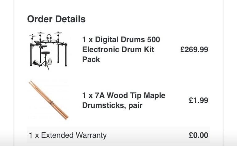 Electronic drum kit