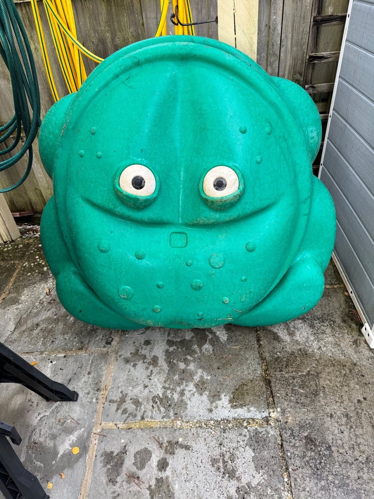 Free child’s paddling pool, frog shaped.