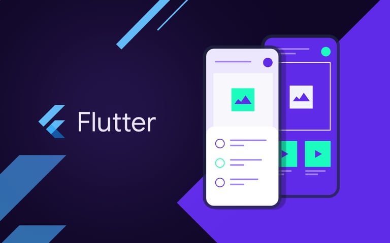 There will be an Android app built with Ionic and Flutter: