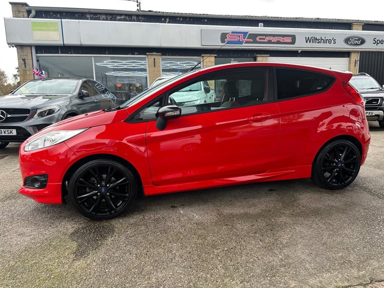 2014 Ford Fiesta 1.0 EcoBoost 140 Zetec S Red 3dr HATCHBACK Petrol Manual