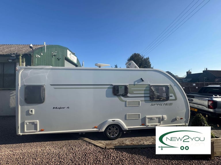 2014 Sprite Major 4- 4 berth Caravan - STOCK E064 - 1 YEAR WARRANTY