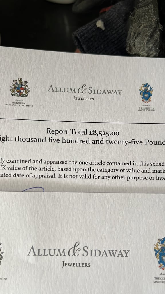 Diamond (5)stone gold ring 