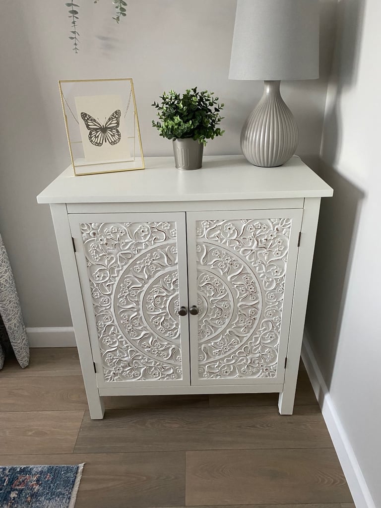 image for Small decorative sideboard in white