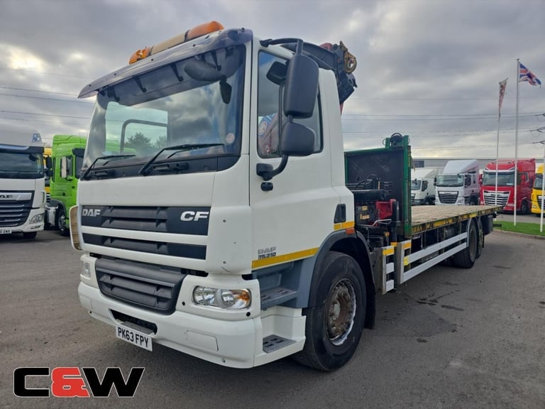 2013(63) DAF FAR CF 75.310 (2018) HMF1520 Crane – 292,000Kms