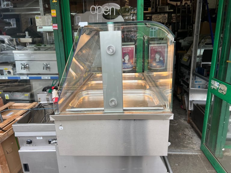 HOT FOOD DISPLAY CAFE KEBAB CHICKEN SHOP CATERING COMMERCIAL KITCHEN  SHOP 