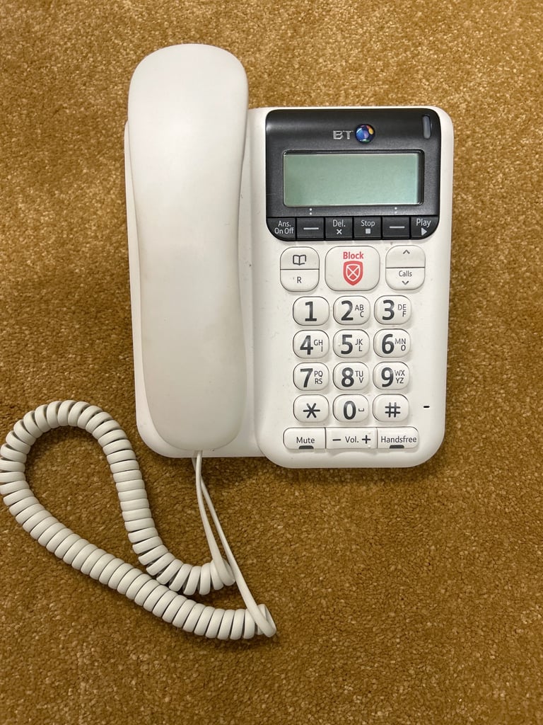 Large Button phone with answering machine