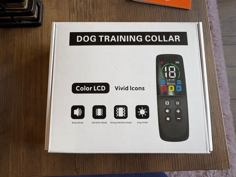 Dog anti bark training collar & remote 