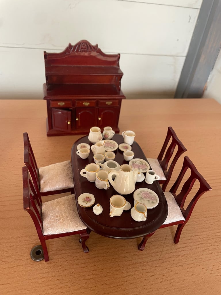 Dolls house wooden furniture