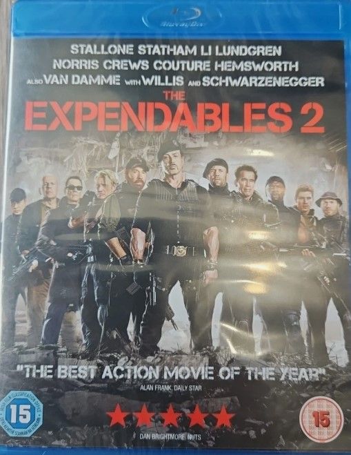 EXPENDABLES 2 BLU RAY NEW FACTORY SEALED CHEAP AS CHIPS LQQK NOW!!!!!!