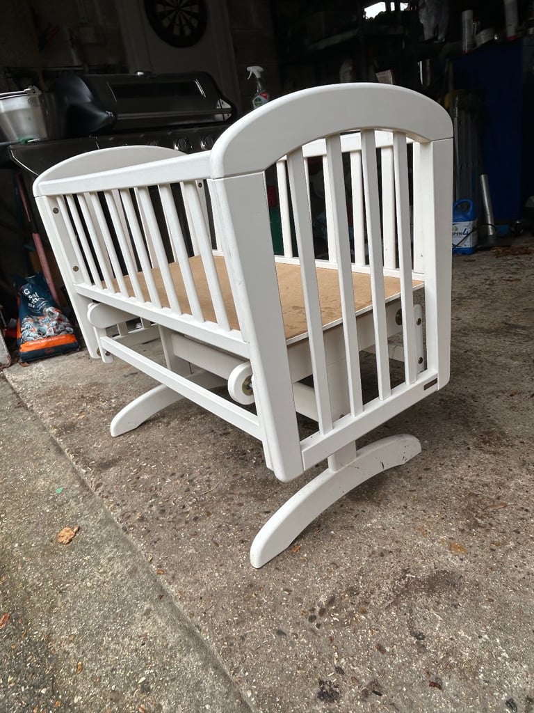 Swinging cot. Crib. From John Lewis. Possible delivery 