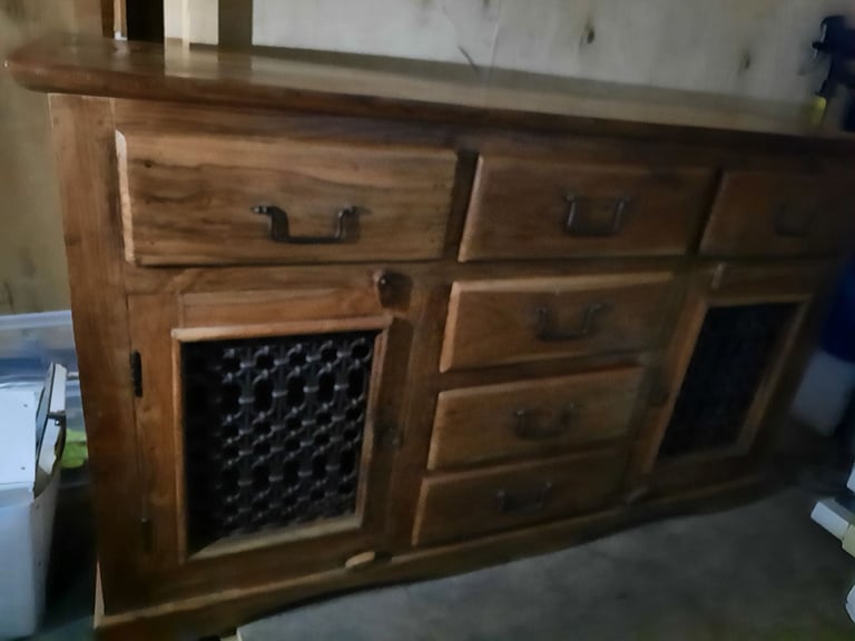 image for REDUCED Indian wood sideboard