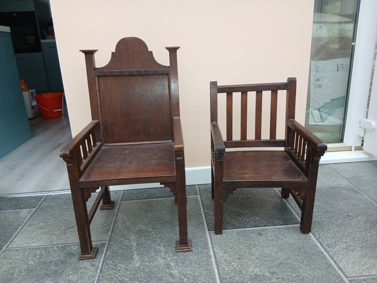 image for Antique Childrens chairs