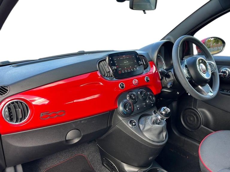  Fiat 500 1.0 Mhev Red Hatchback 3dr Petrol Manual Euro 6 s/s 70 Bhp Petrol