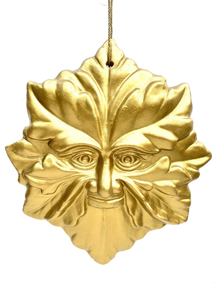 Wall plaque of forest man