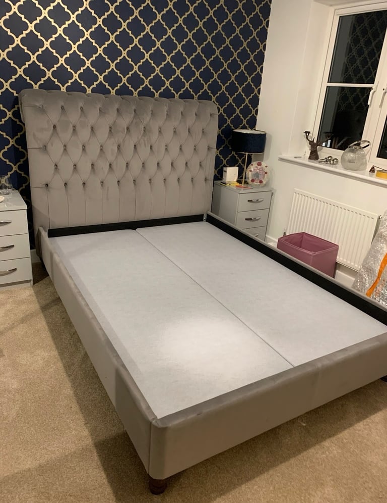 image for Grey double bed