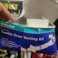 Tumble dryer venting kit used
