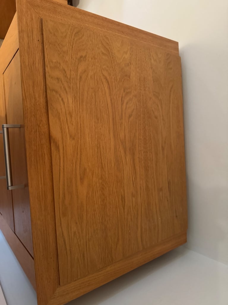 Solid wood 5 draw tall boy 