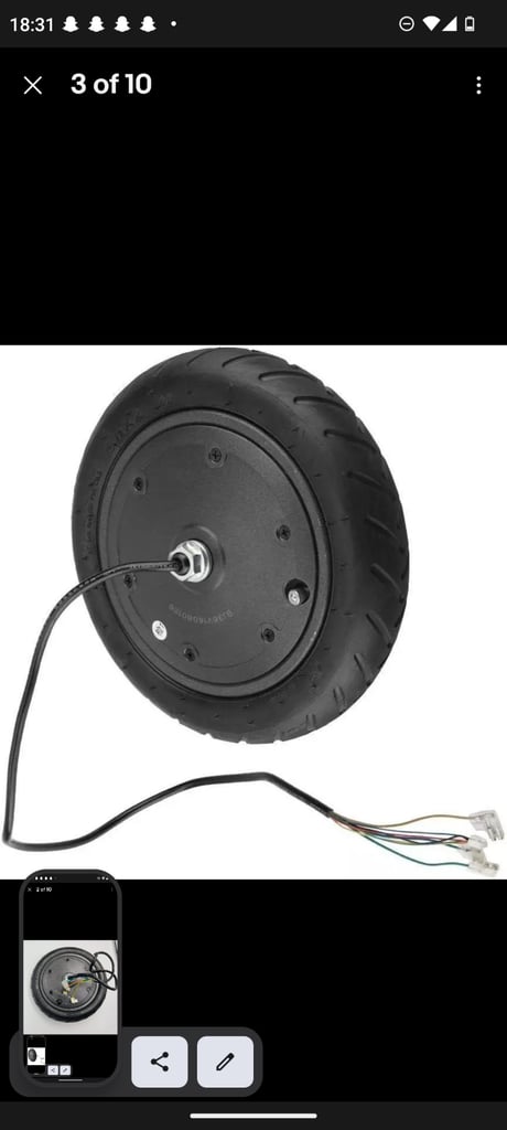 Xiaomi m365 front wheel motor