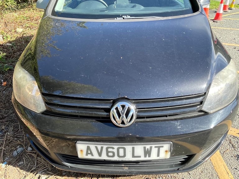 VW GOLF PLUS 1.6 TDI BMT 60 REG BLACK 5 DOOR 12 MONTHS MOT £35 TAX 13 SERVICE STAMPS 50+MPG