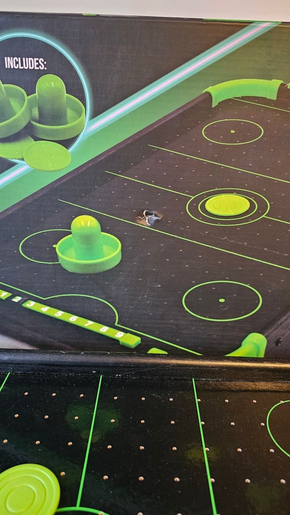 Neon Table Air Hockey Game