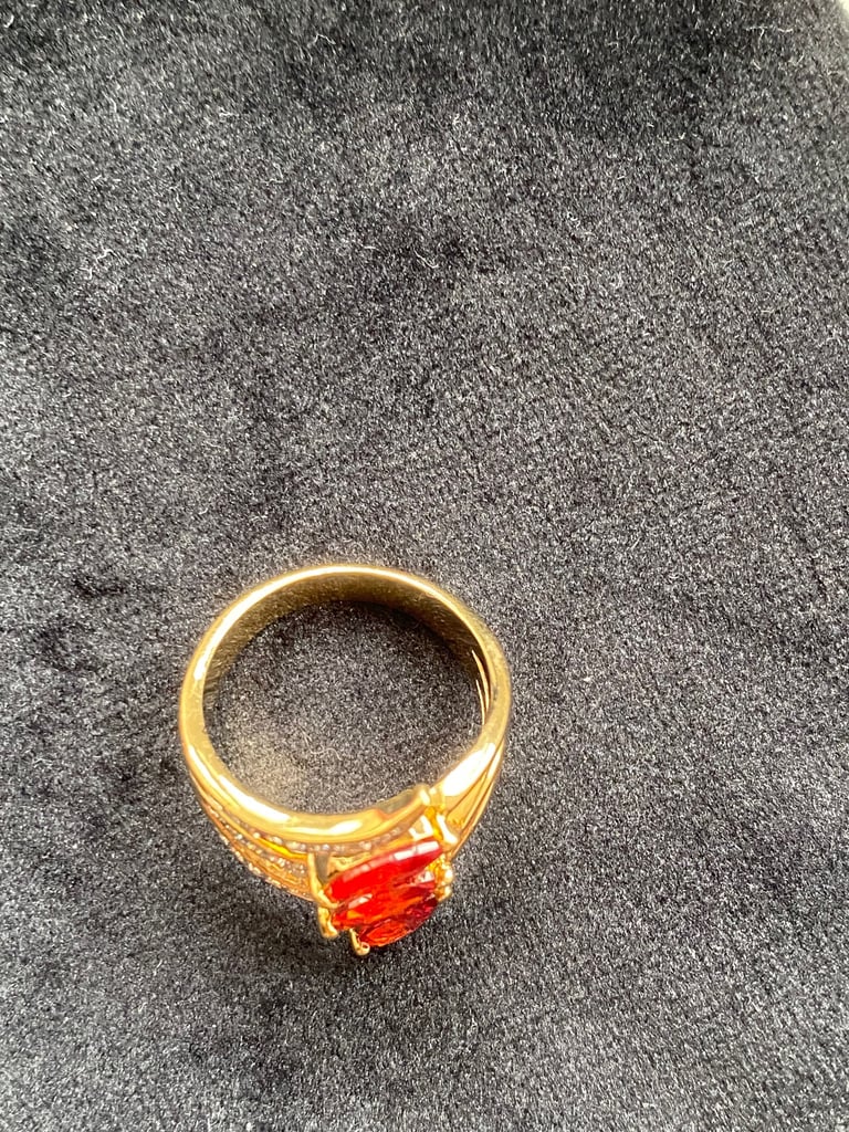 Antique golden ring 