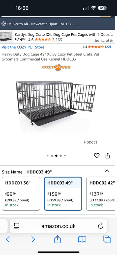 Heavy duty dog crate 