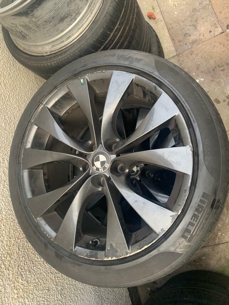 image for Genuine BMW X5 20&quot; 227M FRONT Alloy Wheel M Sport 10J 8037349 -