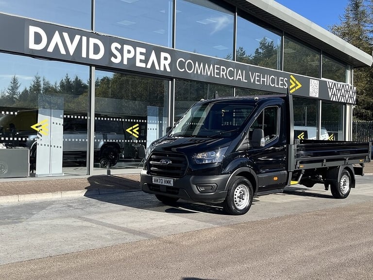 2021 Ford Transit TDCI 130ps 350 12ft 3.6m Dropside Leader with Low Miles Dropside Diesel Manual