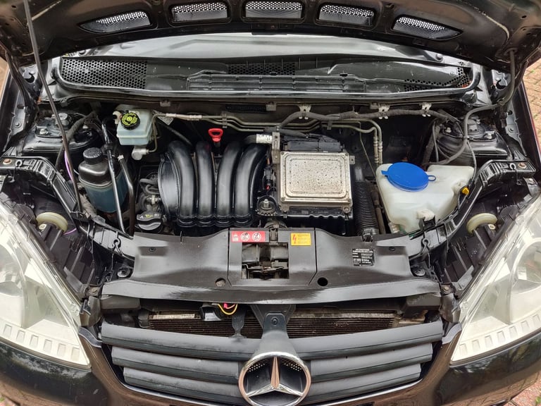 MERCEDES A150 CLASSIC SE 2008 58 REG BLACK 3 DOOR HATCH 5 SPEED MANUAL A/C 119K MILES ULEZ FREE