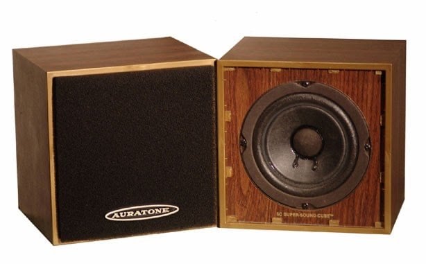 image for Vintage pair of studio speaker , legendary AURATONE CUBES, not reissue, but ORIGINALS