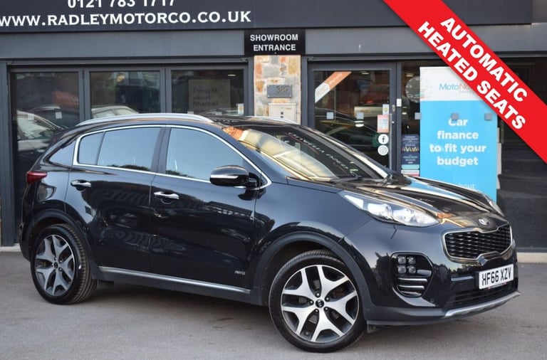 2016 Kia Sportage 2.0 CRDi GT-Line SUV 5dr Diesel Auto AWD Euro 6 (134 bhp) ESTATE Diesel Automatic