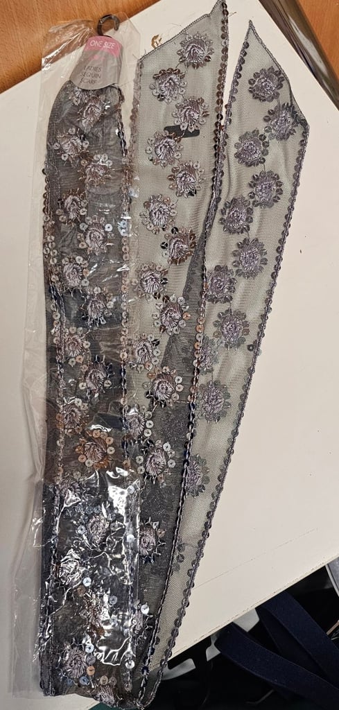image for Ladies sequin scarf or belt various colours