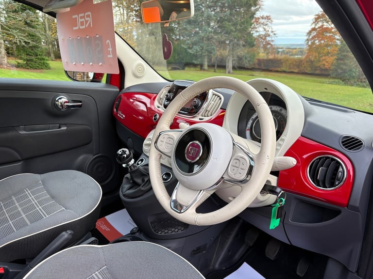 2017 Fiat 500 1.2 Lounge 3dr HATCHBACK Petrol Manual