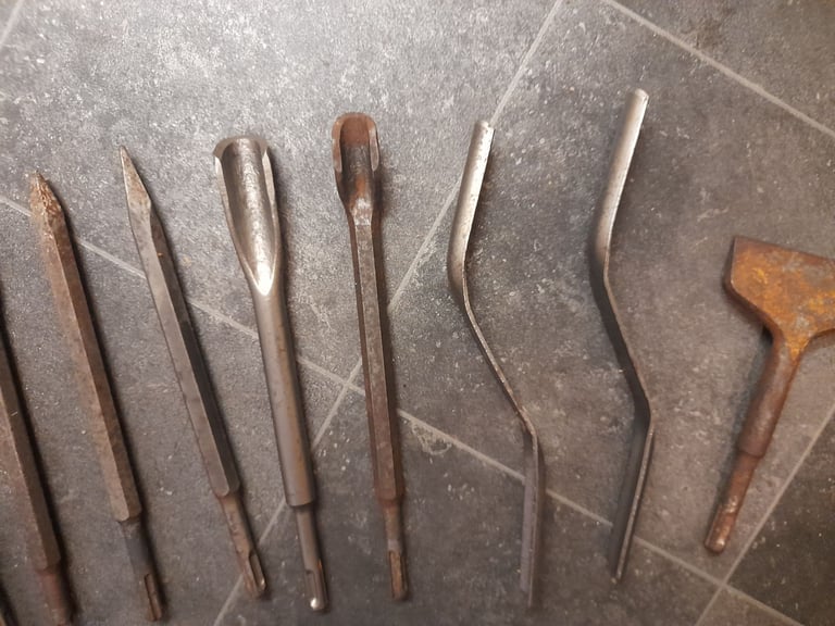 Mixed lot of drill bits 