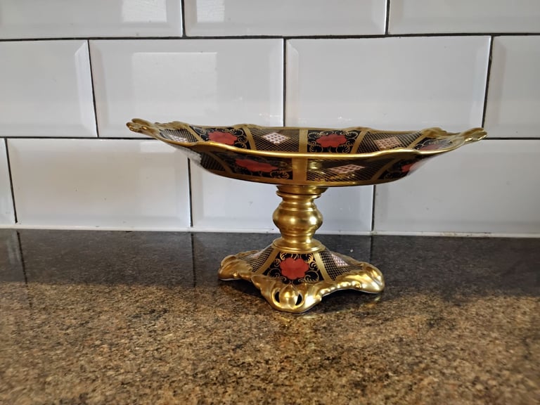 ROYAL CROWN DERBY SGB OVAL COMPORT 1st QUALITY 