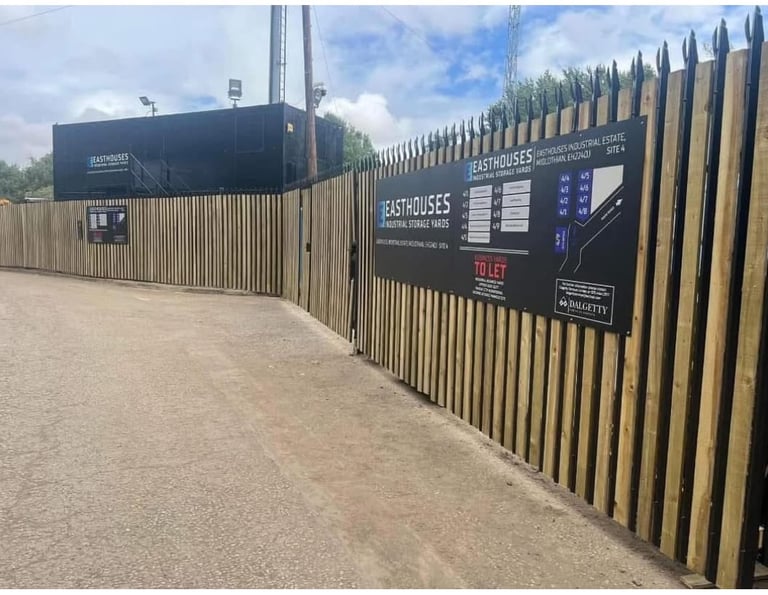 Industrial business yards to let Midlothian 