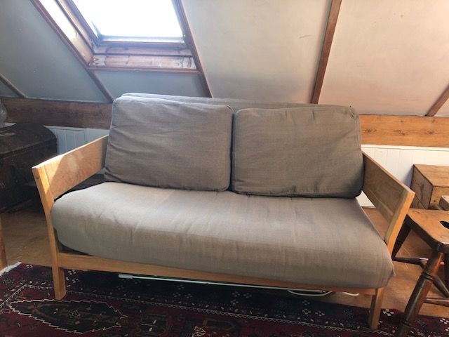 image for Solid Oak Sofa bed