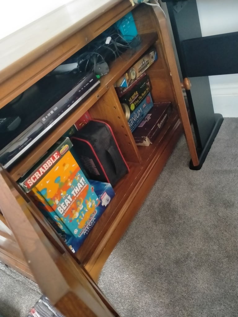ERCOL vintage entertainment cabinet