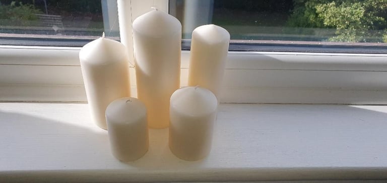 set of 5 candles