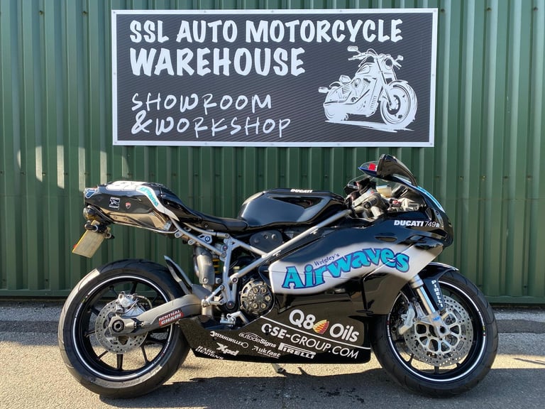 Ducati 749 Dark GSE Airwaves 2004 Black 749R Evocation 23k Belts Changed 