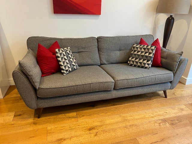 Zinc French Connection Dfs 4 Seater