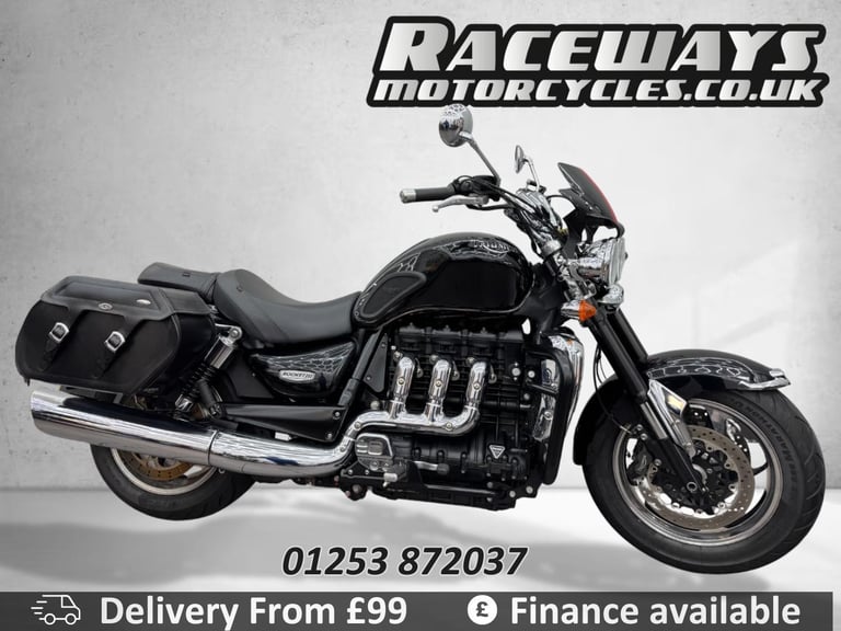 image for TRIUMPH ROCKET III ROADSTER 2010 10 REG 17,901 MILES BLACK USED MOTORCYCLE