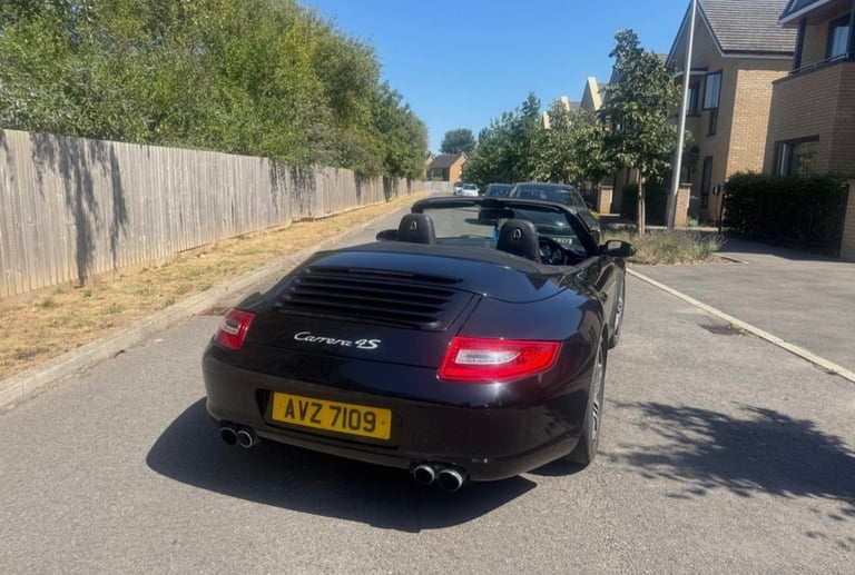 2007 PORSCHE 911 3.8 997 Carrera 4S Cabriolet! Turbo Alloys! Manual! Black! £22,500!