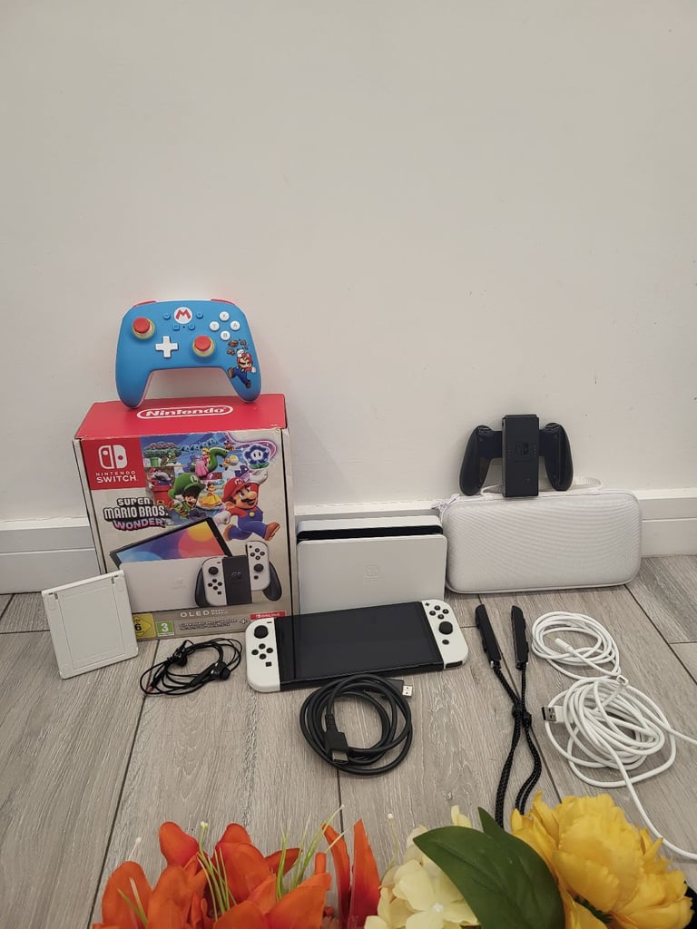 Nintendo switch oled with box 