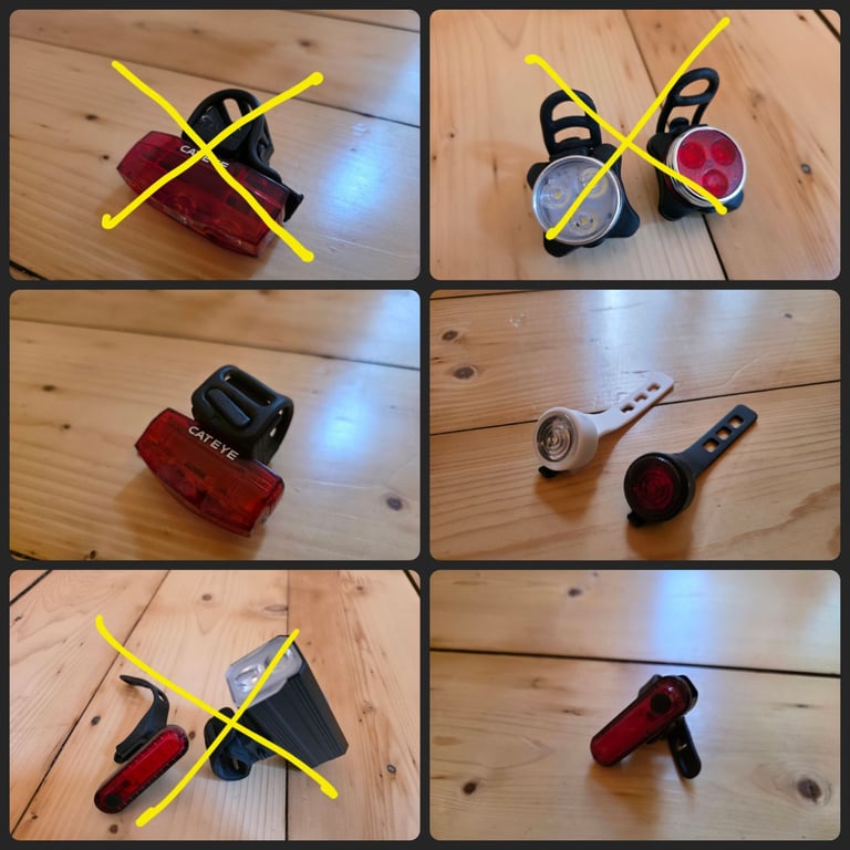 image for BIKE LIGHTS | FRONT & REAR | RECHARGEABLE CATEYE