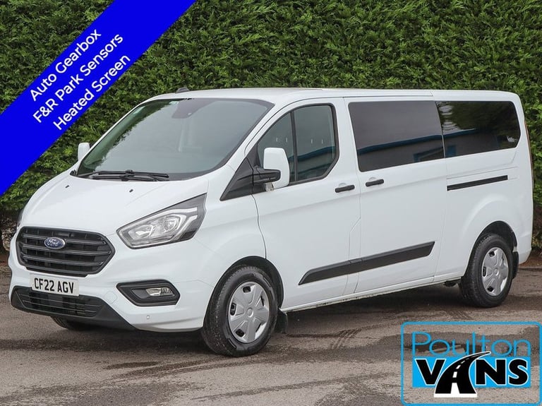 image for 2022 Ford Transit Custom 320 Trend 2.0TDC, 130ps, L2 LWB 9 Seat Minibus, H.Screen, Air Con, Cruis...