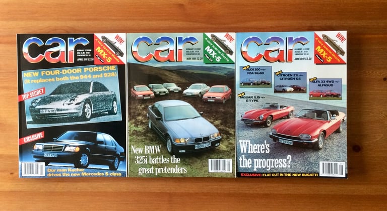 CAR MAGAZINE - JAN TO DEC 1991 - BUNDLE OF 12 - TAKE ALL DEAL - AS NEW