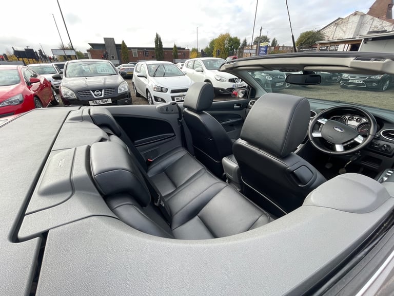 FORD FOCUS CONVERTIBLE CC CC3 + FULL LEATHERS + LONG MOT + LOW 54K MILES * 